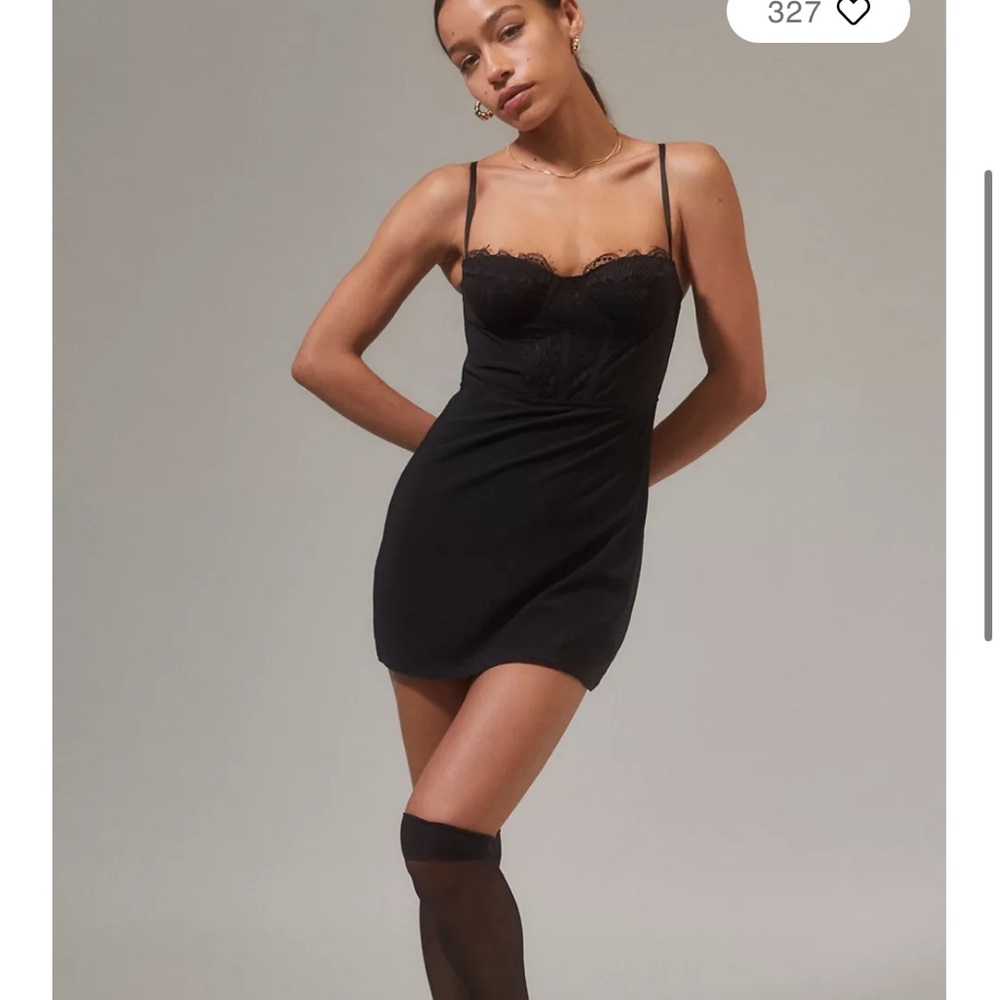 Urban outfitters modern love bustier mini dress - size small